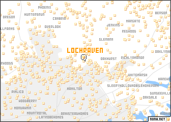 map of Loch Raven