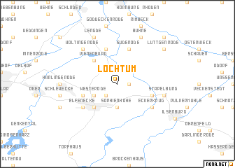 map of Lochtum