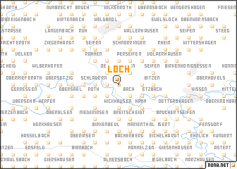 map of Loch