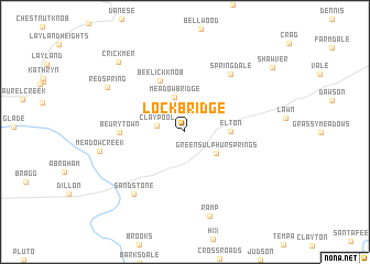 map of Lockbridge