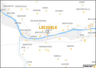 map of Lockdale