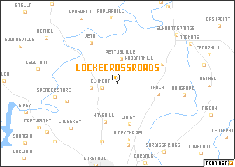 map of Locke Crossroads