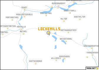 map of Locke Mills