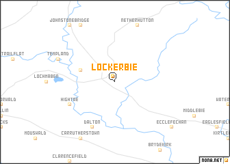 map of Lockerbie