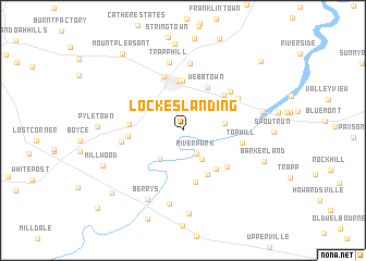 map of Lockes Landing