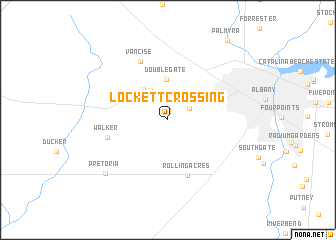 map of Lockett Crossing