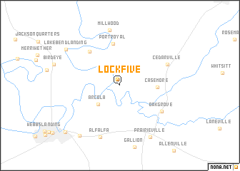 map of Lock Five