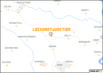 map of Lockhart Junction