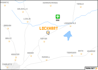 map of Lockhart