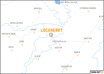 map of Lockheart
