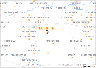 map of Lockinge