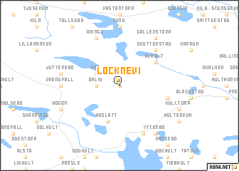 map of Locknevi