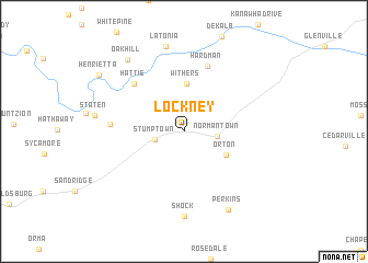 map of Lockney