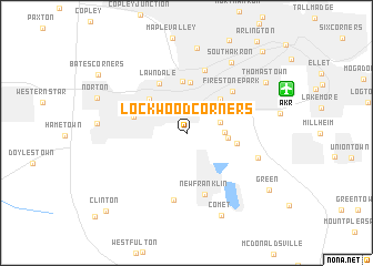 map of Lockwood Corners