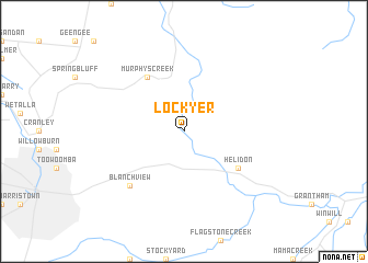 map of Lockyer