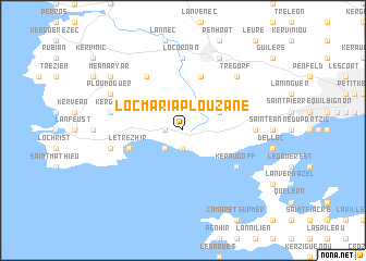 map of Loc-Maria-Plouzané