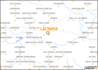 map of Locmaria