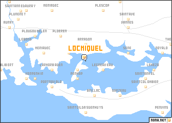 map of Locmiquel