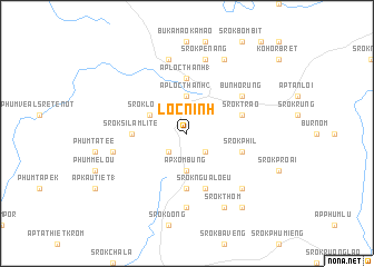 map of Lộc Ninh