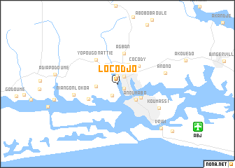 map of Locodjo