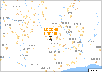 map of Locohu