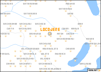 map of Locojérè