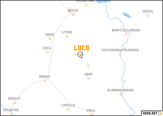 map of Loco