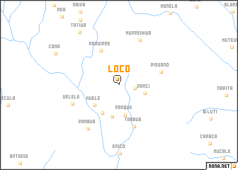 map of Lóco