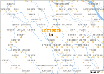 map of Lộc Trạch