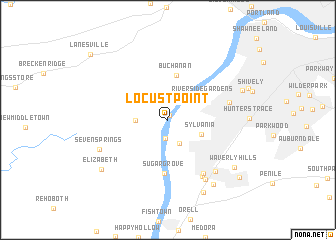 map of Locust Point