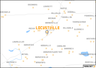 map of Locustville