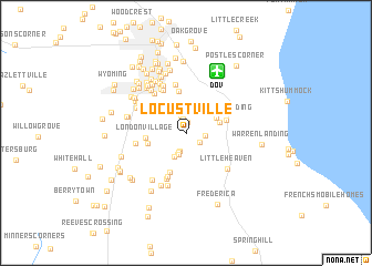 map of Locustville