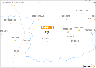 map of Locust
