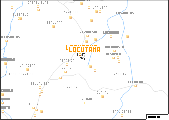 map of Locutama
