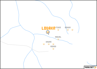 map of Lodakr