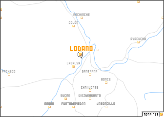 map of Lodano