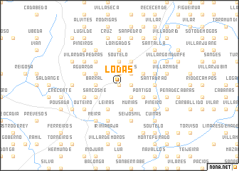 map of Lodás