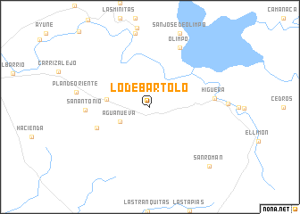 map of Lo de Bartolo