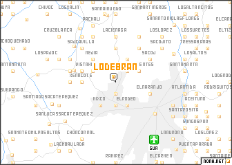 map of Lo de Bran