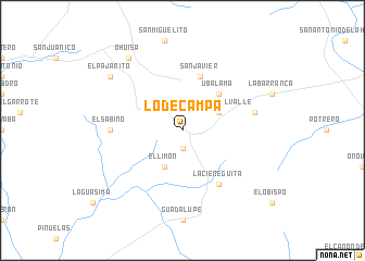 map of Lo de Campa