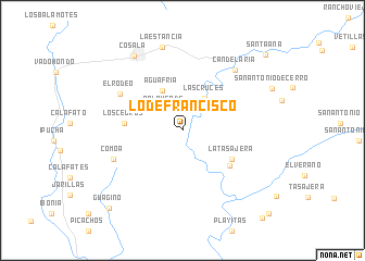 map of Lo de Francisco