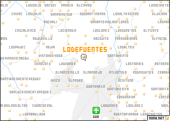 map of Lo de Fuentes