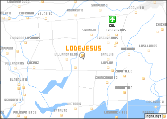 map of Lo de Jesús