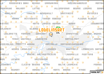 map of Lodelinsart