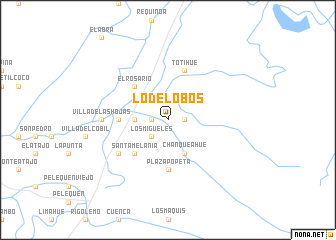 map of Lo de Lobos