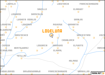 map of Lo de Luna