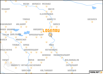 map of Lodenau