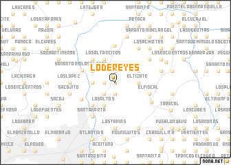 map of Lo de Reyes