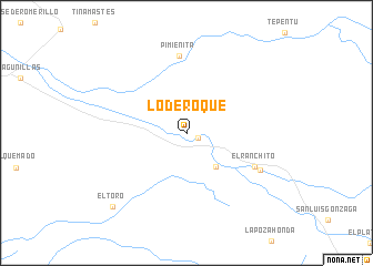 map of Lo de Roque