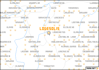 map of Lo de Solís